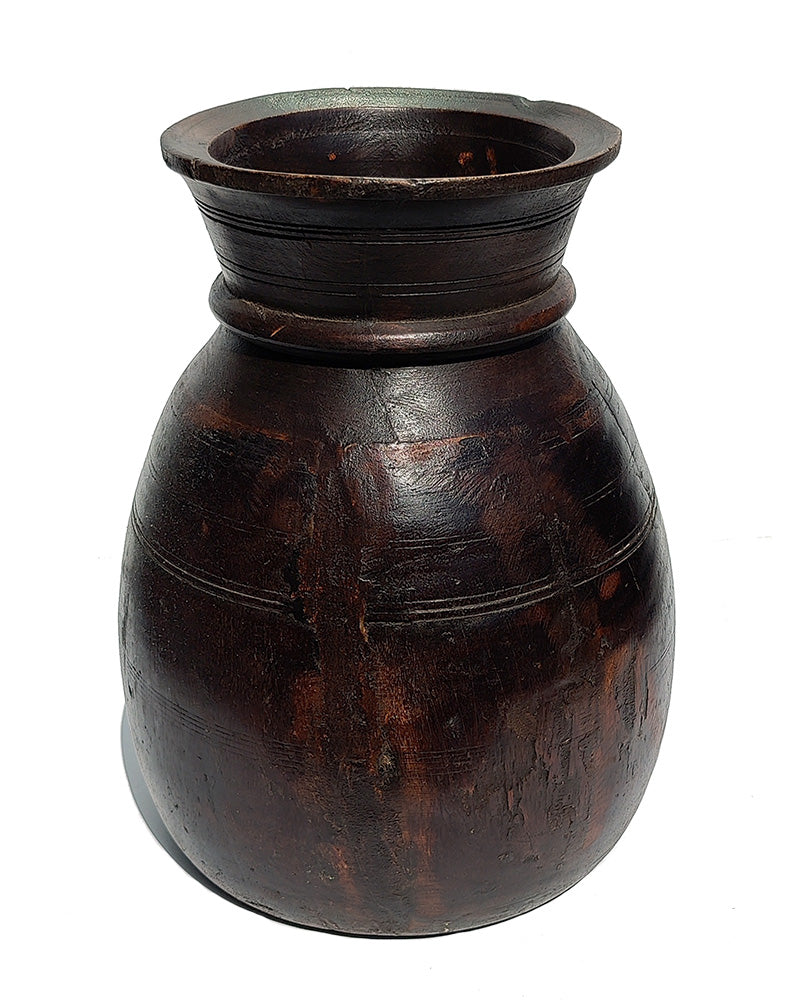 WOODEN WATER POT No. 4