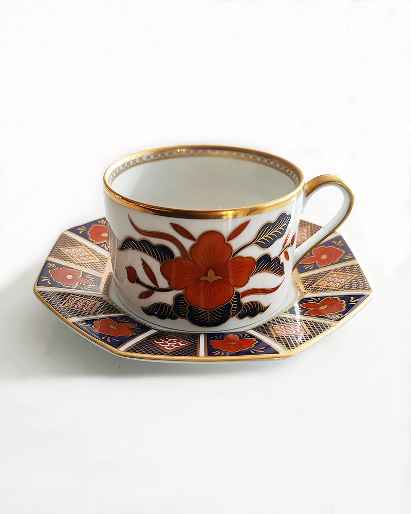 FITZ & FLOYD EMPRESS TEACUP & SAUCER