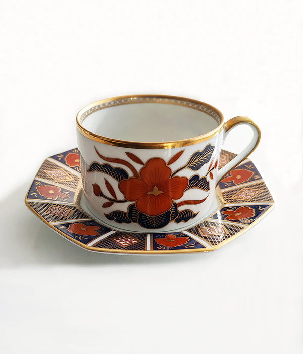 FITZ & FLOYD EMPRESS TEACUP & SAUCER