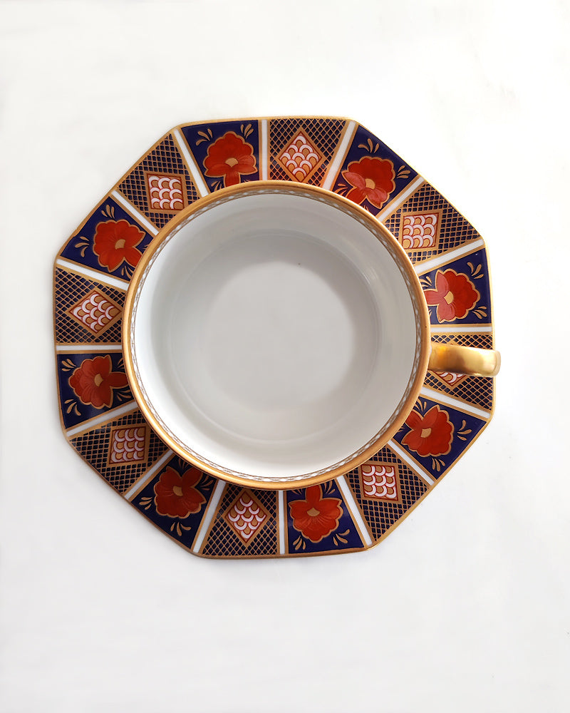 FITZ & FLOYD EMPRESS TEACUP & SAUCER